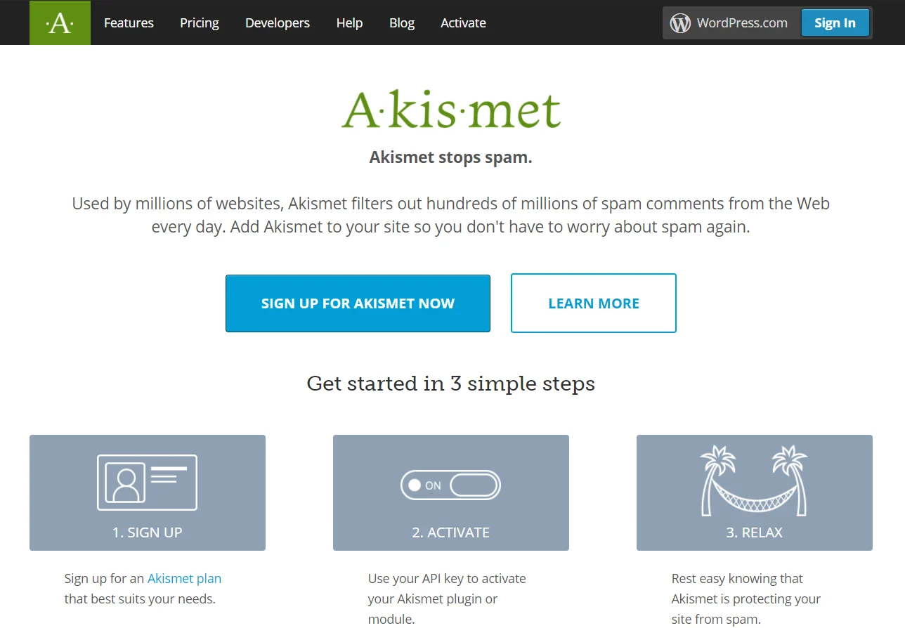 akismet 